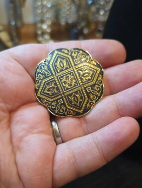 Damascene Brooch
